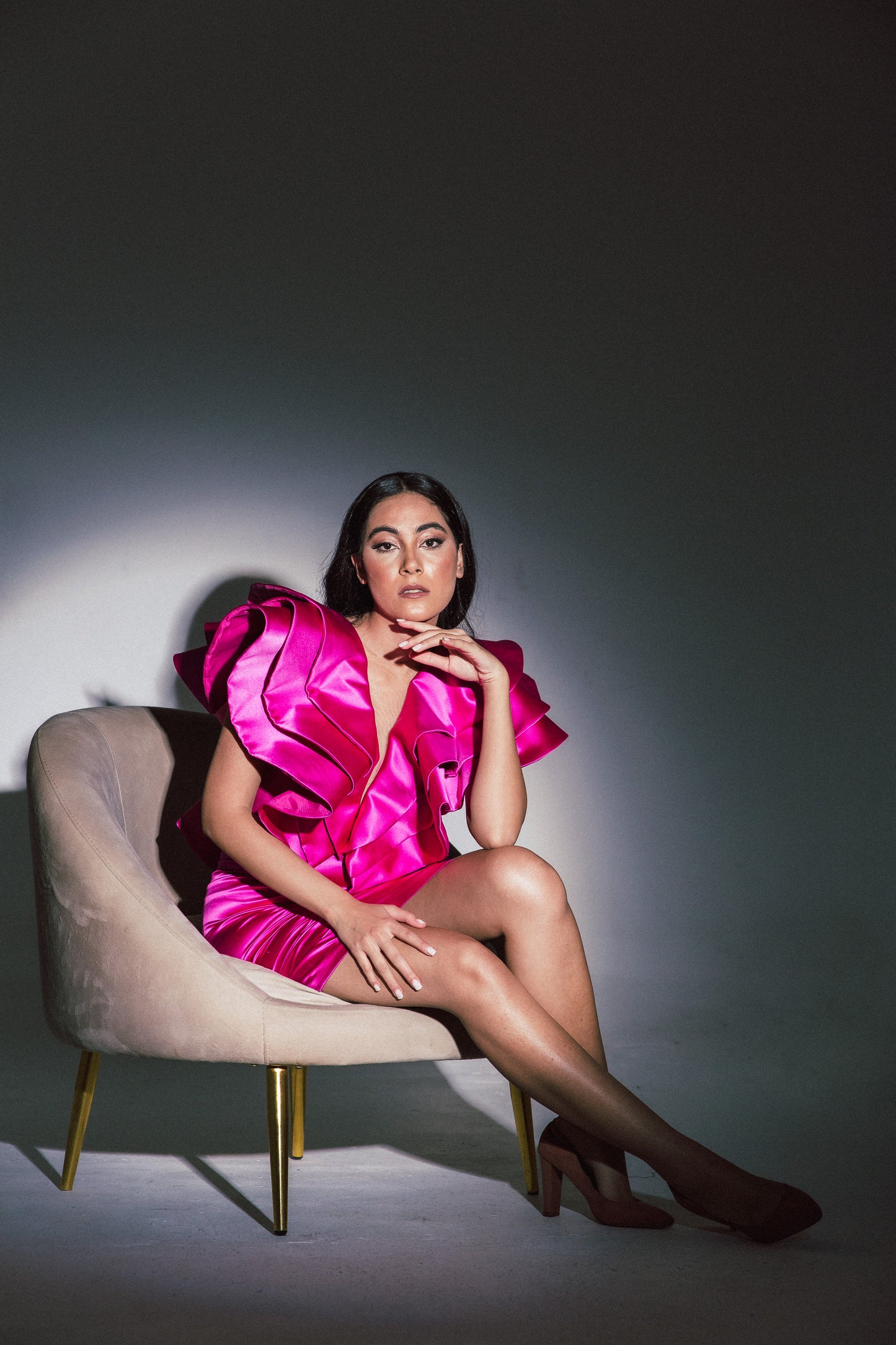 Fuchsia Flame Dress