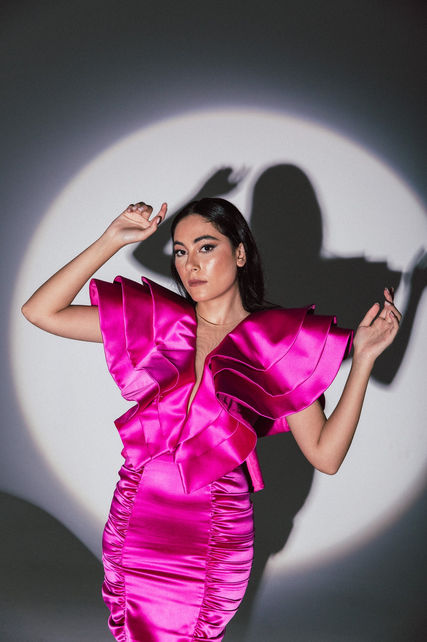 Fuchsia Flame Dress